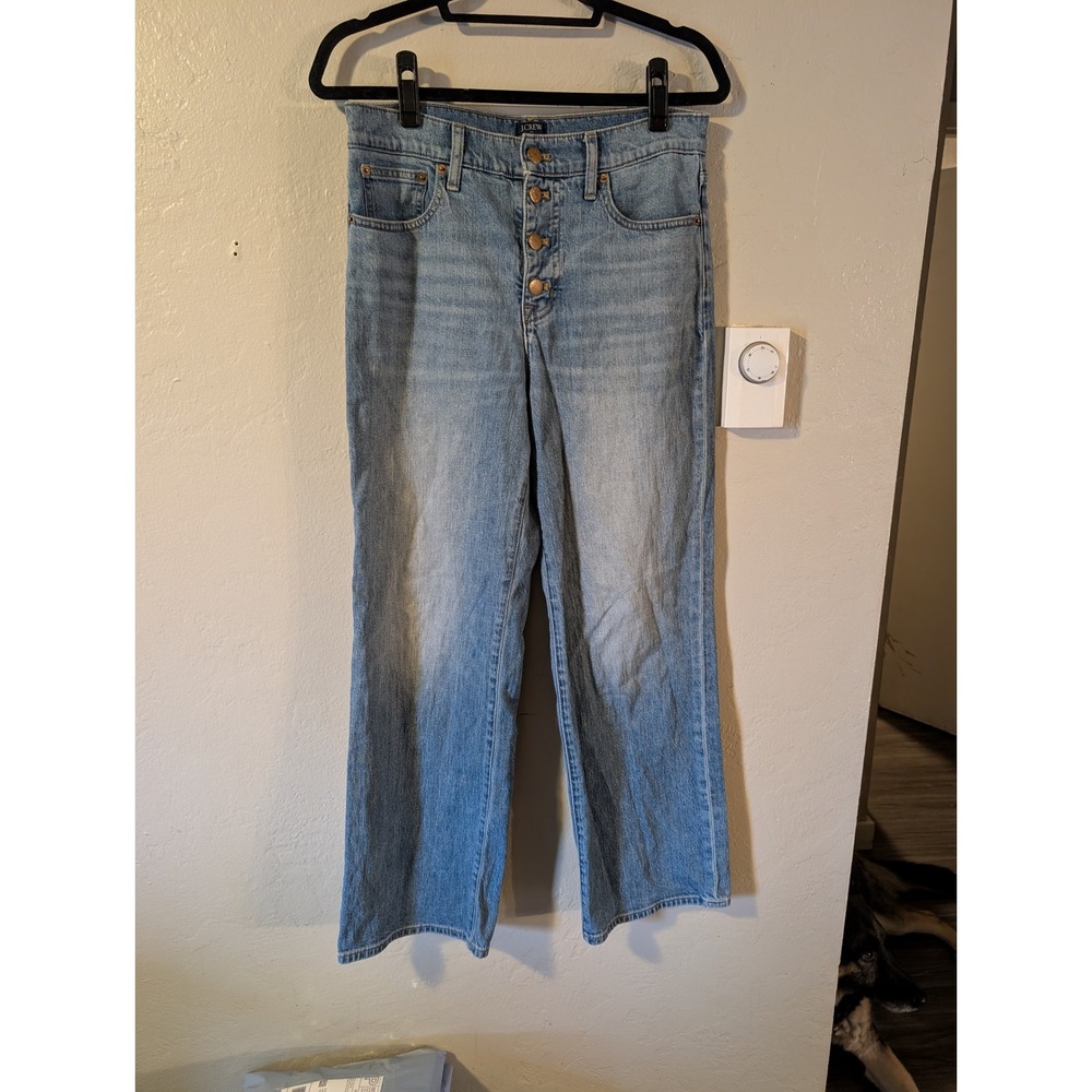 J.Crew Full Length womens Wide Leg Jeans sz 28